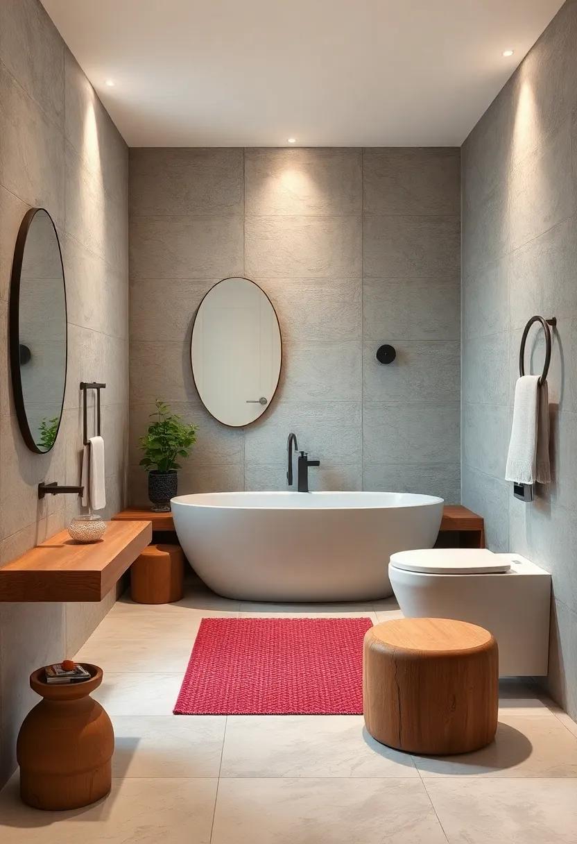 Wooden Accents in ⁢Fixtures: Select bathroom fixtures that feature wooden handles or bases for a cohesive look