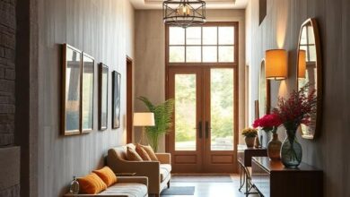 Eclectic Hallway Styles: Blending Bold Looks for a Unique Entrance