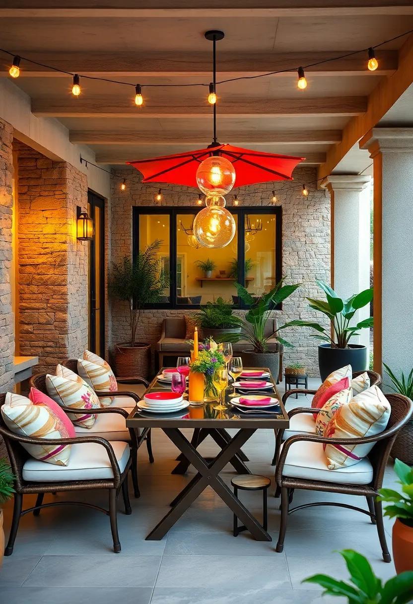 Vibrant Vibes: Elevate Patio Dining with Colorful Tableware Flair