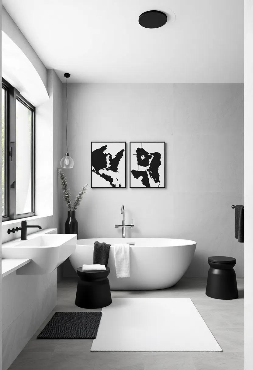 Chic Contrast: Inspiring Black and White Bathroom Ideas for Every Style