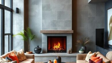 Cozy Elegance: Designing a Small Living Room with a Charming Fireplace