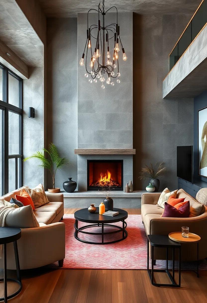 Cozy Elegance: Designing a Small Living Room with a Charming Fireplace