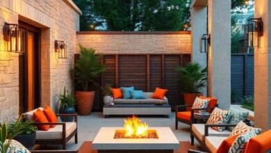 Cozy Patio Lounges: Designing Inviting Spaces with Fire Pit Seating