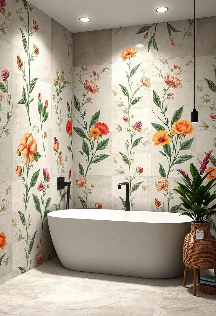 Vintage botanical Prints: Transport‍ your bathroom into a botanical garden with vintage-style prints⁤ that celebrate nature’s beauty in every corner