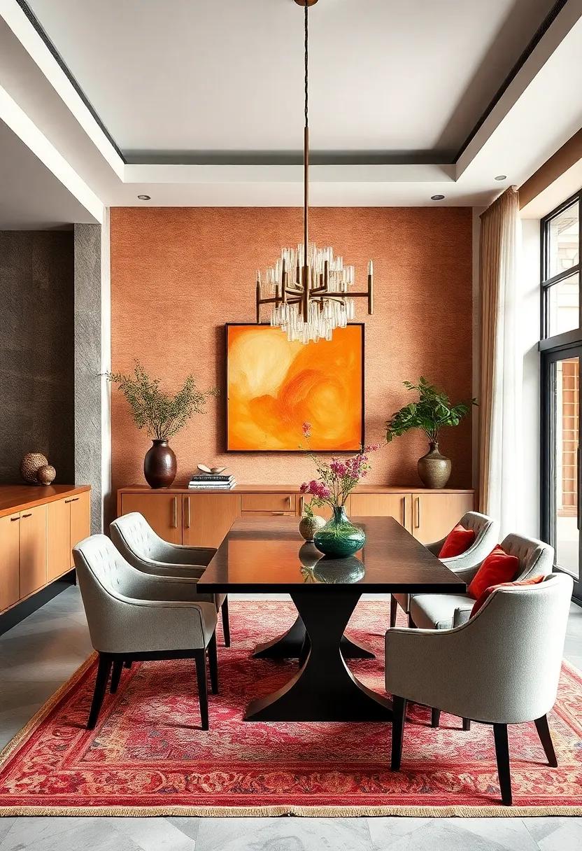 Color-Blocking Techniques to Define and Energize Your Dining Room with Bold Contrasts