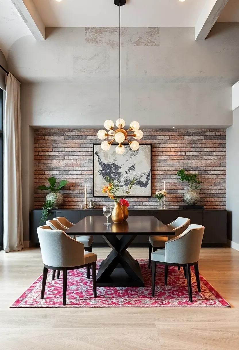 Layered Brickwork Designs Offering Timeless Character and Urban Chic for Dining Spaces