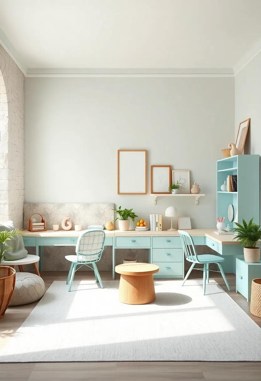 Mint Green Accents Blending Tranquility and Freshness with Playful Elegance in Bedroom Decor