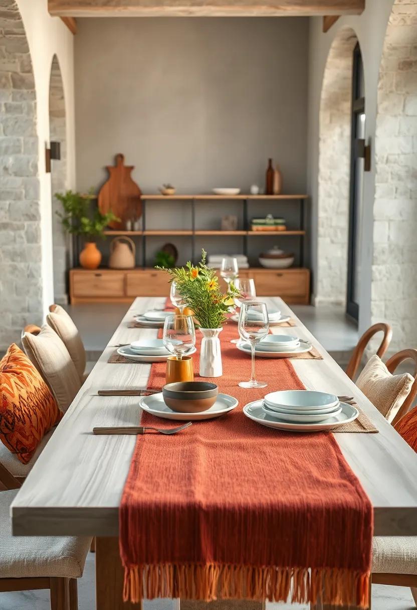 Mix and⁤ match various textured​ runners with eclectic ‍dishware⁣ for ⁢a bohemian-inspired table that ‍feels both adventurous and stylish