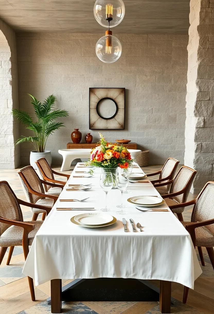 Use ⁣seasonal florals ‌along a simple white runner to create⁤ a ​fresh and inviting ambiance, reflecting the ‍beauty ⁢of⁣ nature on your⁣ table