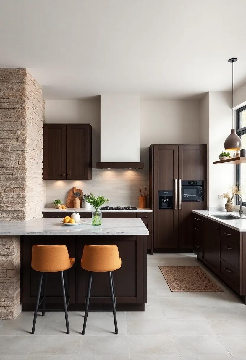 cohesive ‍Color ⁣Schemes: master the art of color‍ coordination with espresso cabinets to create⁢ a harmonious‍ kitchen palette