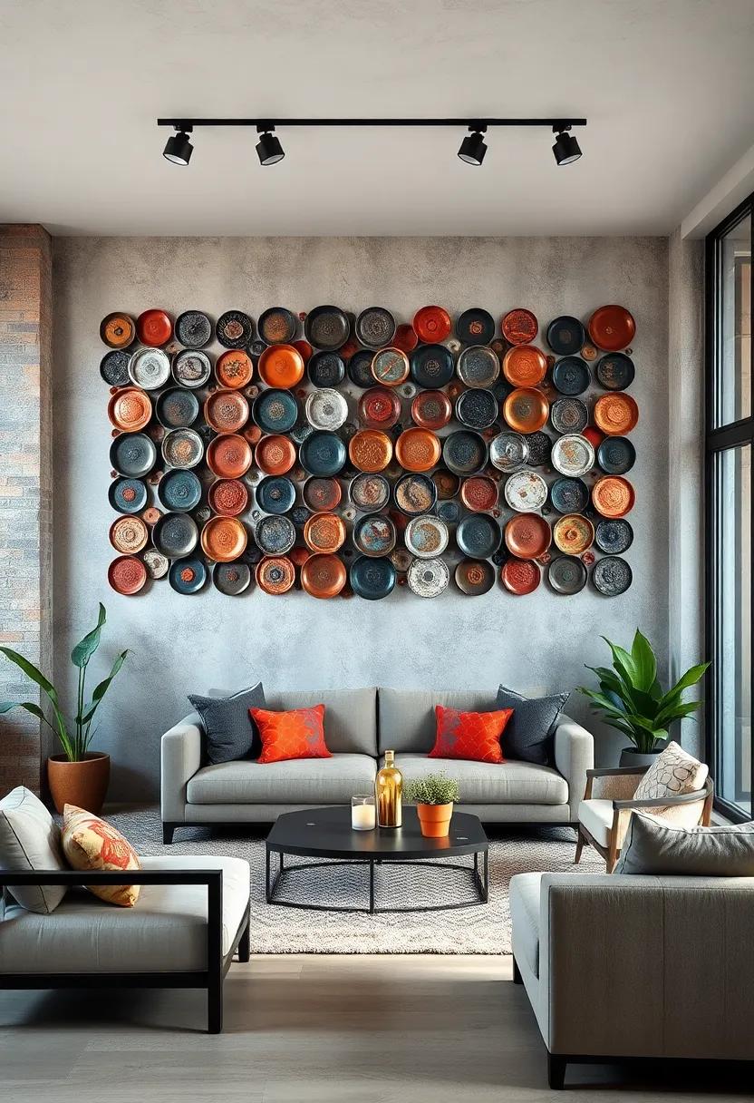 Corrugated Metal Panels Enhanced by Soft LED Backlighting to Create Industrial Chic Atmosphere