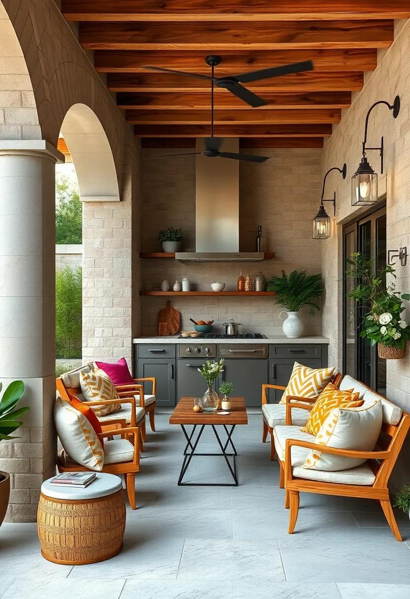 Charming Foldable Seating Ideas Enhancing Comfort Without Crowding Small Culinary Spaces