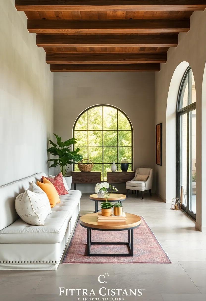 Cozy Seating Nooks Defined by Subtle Upholstery Hues and Inviting Textiles in Entryways