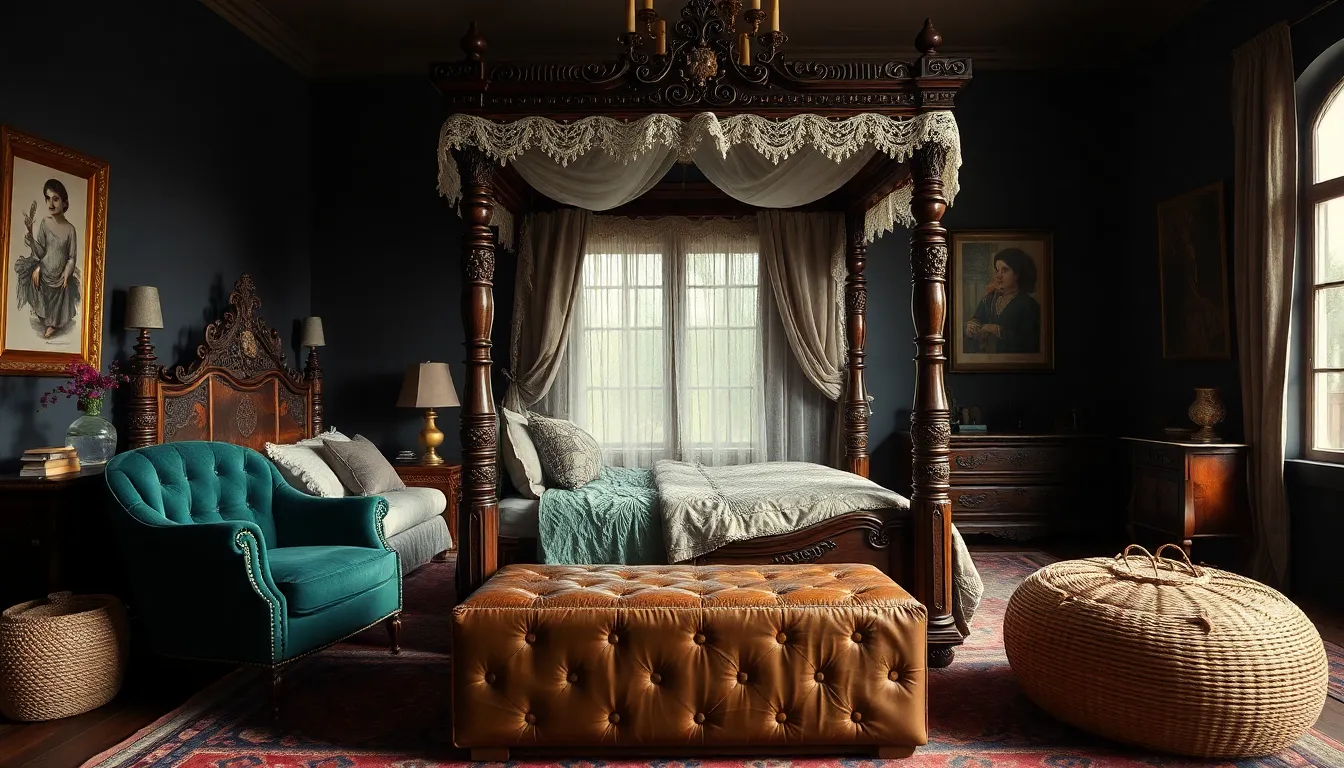 Dark Boho Bedroom Furniture Inspirations Dark Boho Bedroom Furniture Ideas