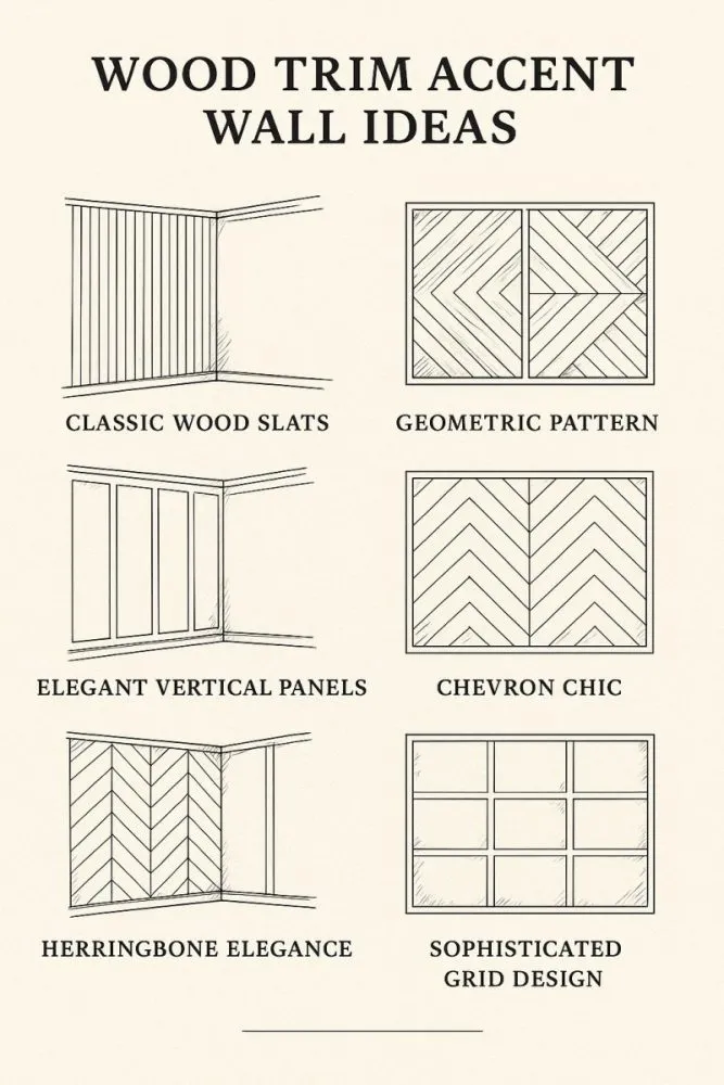 Wood Trim Accent Wall Ideas