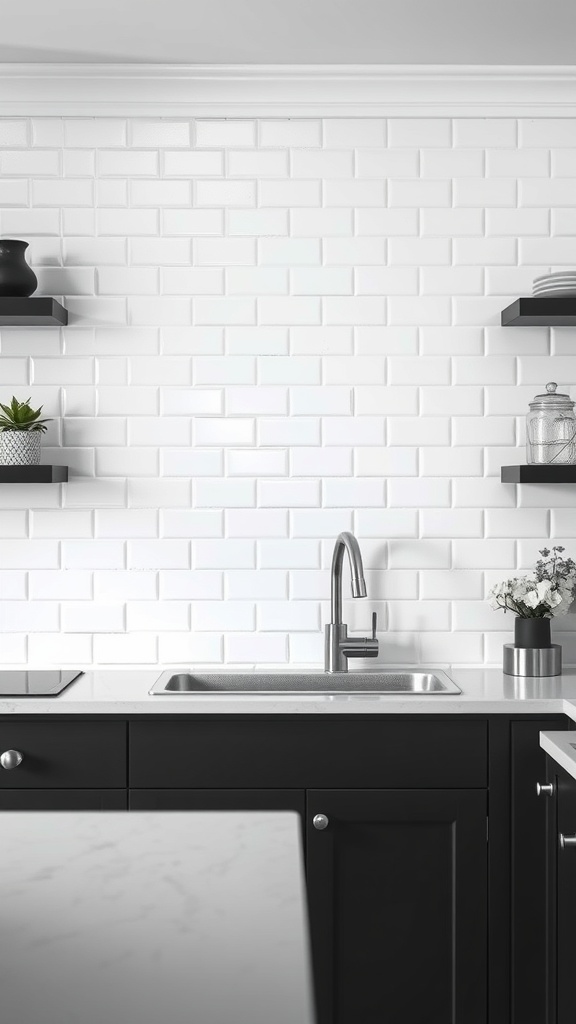 bright white backsplash designs