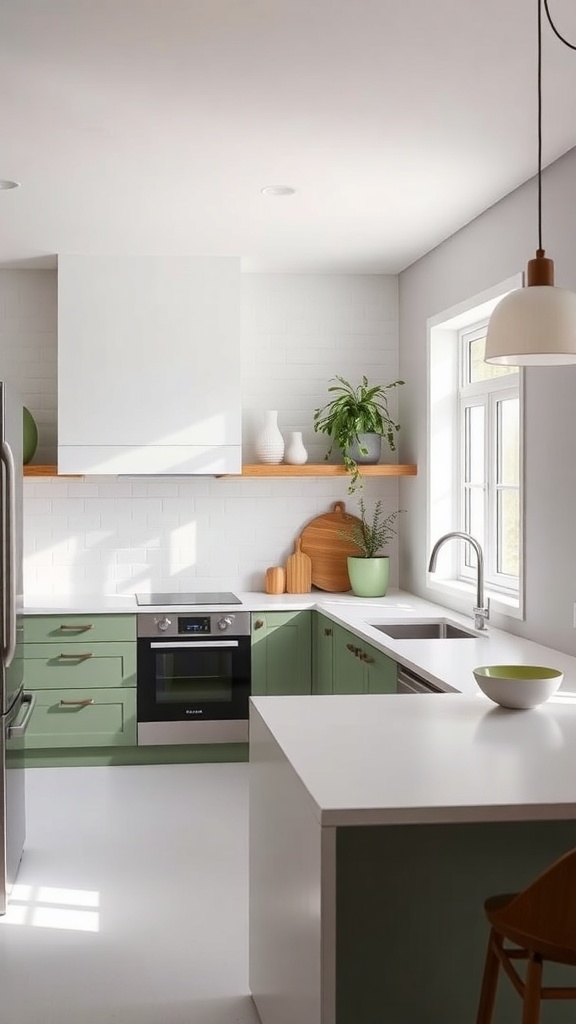 sage green in minimalist designs