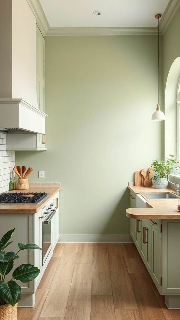 sage green wall paint ideas