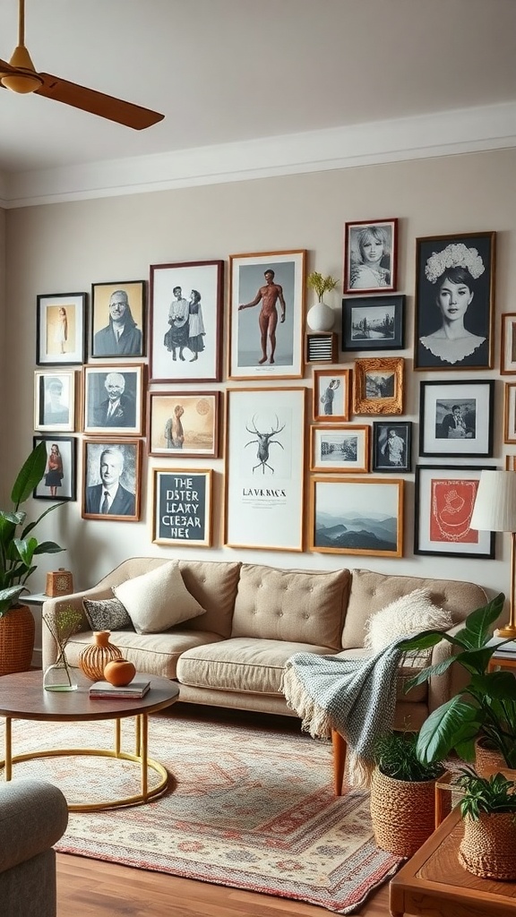 eclectic gallery wall 3
