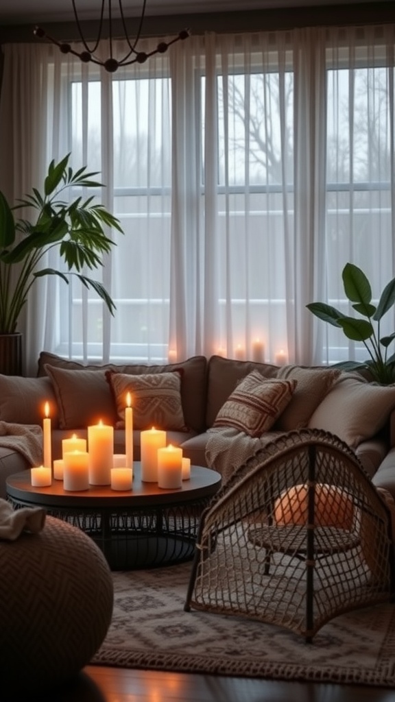 comforting candle arrangements 4
