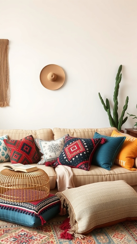 comfortable throw pillows