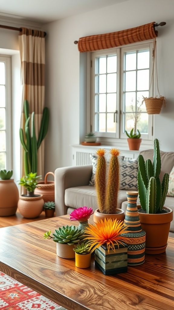 succulent and cactus arrangements