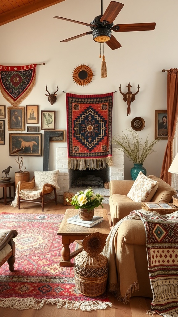 mix of patterns and prints