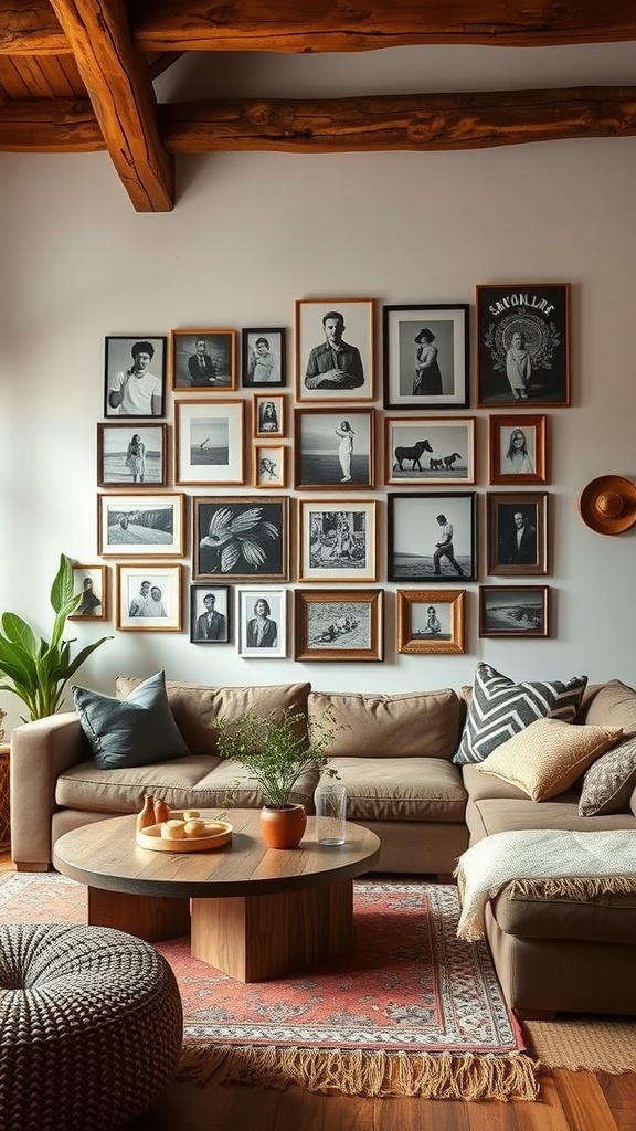 gallery wall of memories