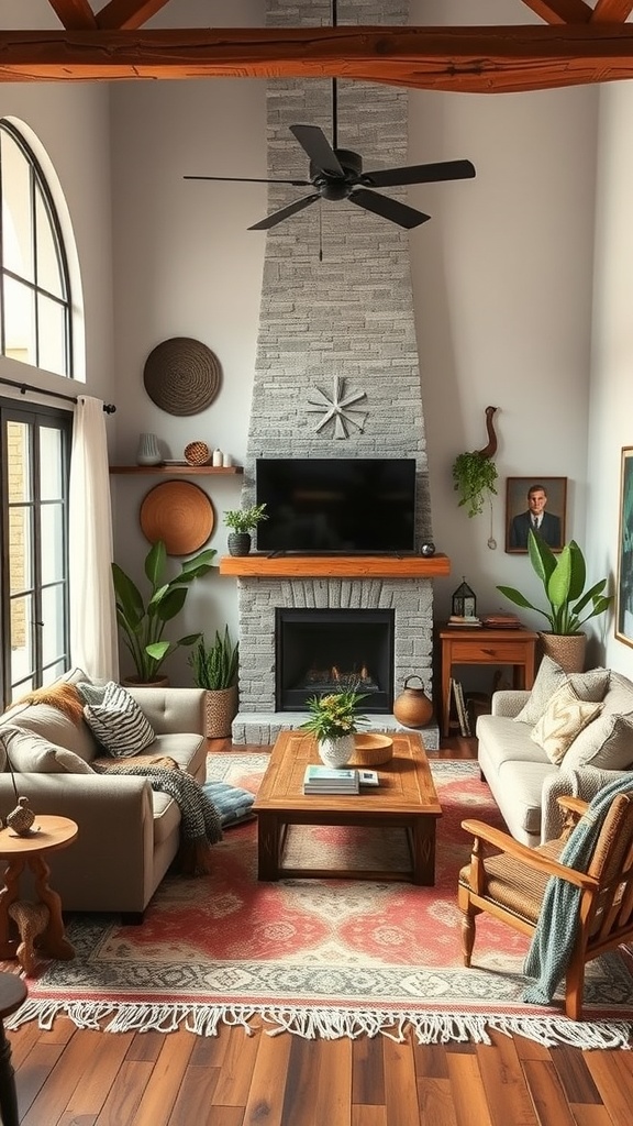 mix of modern and vintage