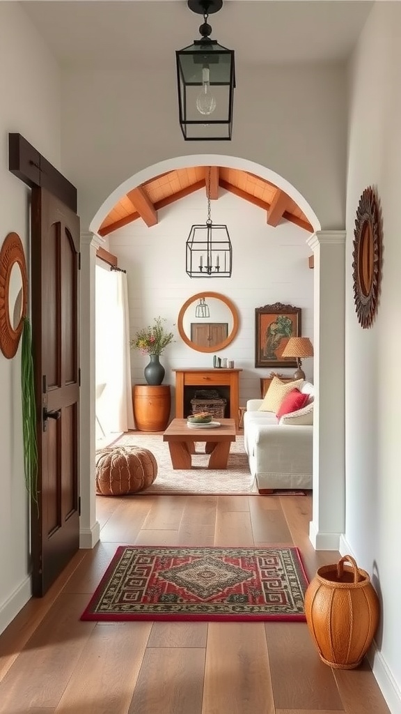 inviting entryway to living space