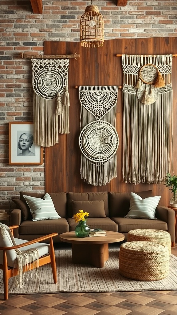 textured layered walls