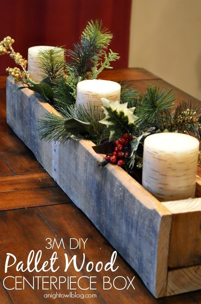 Versatile Pallet Wood Centerpiece Box