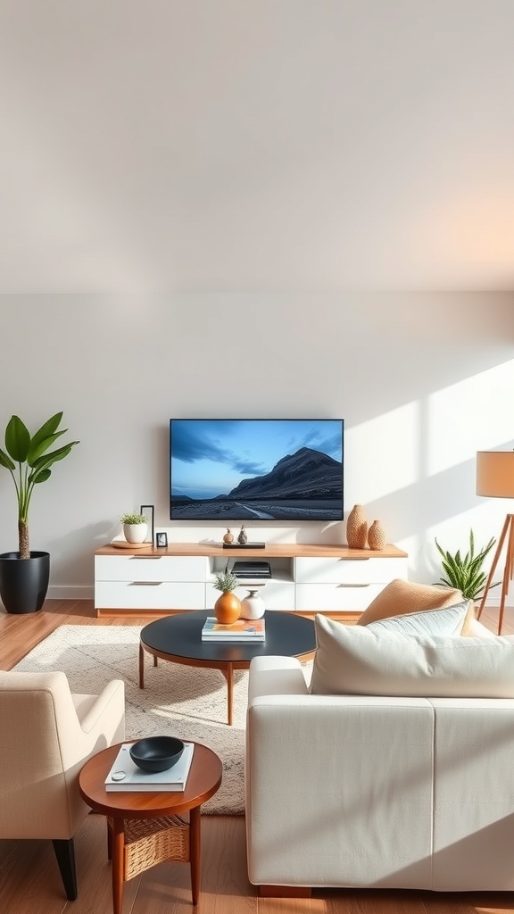 smart home integrated living room