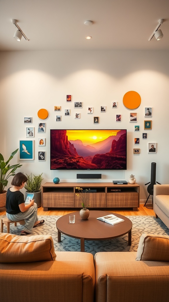 interactive wall art with bold text