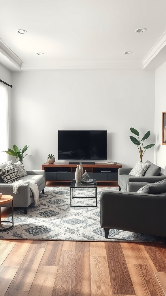 stylish patterned area rug