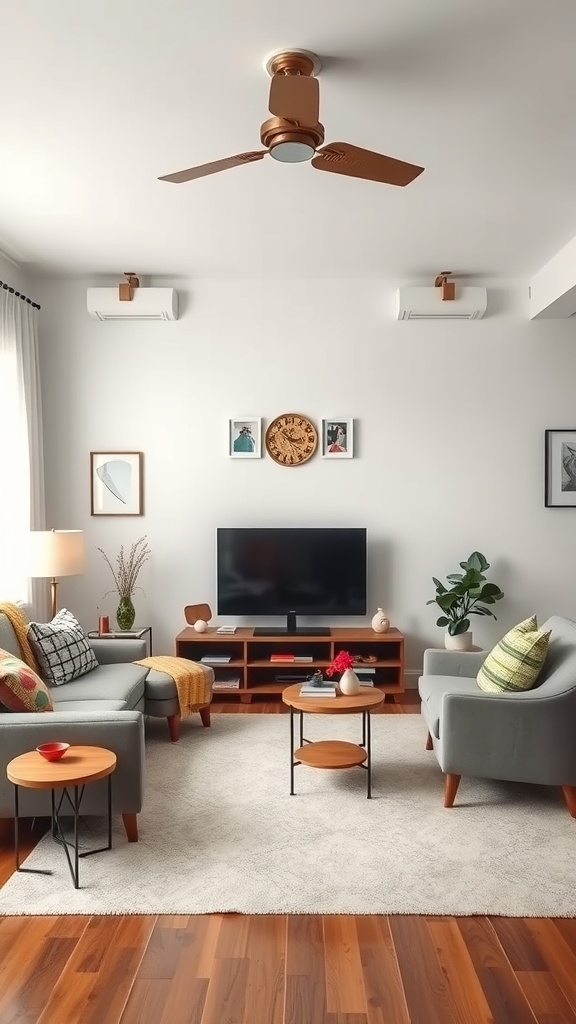 eclectic living room decor