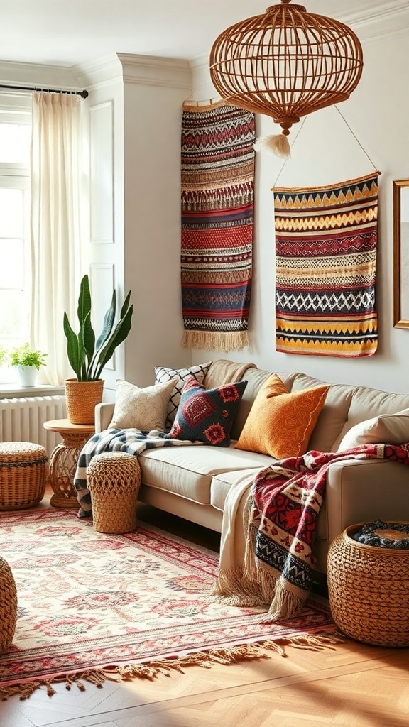cozy textiles and throws