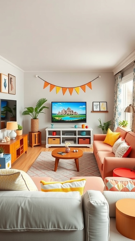 playful kids tv area