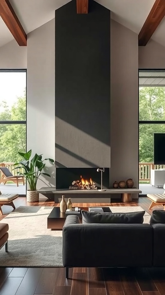 modern fireplace design