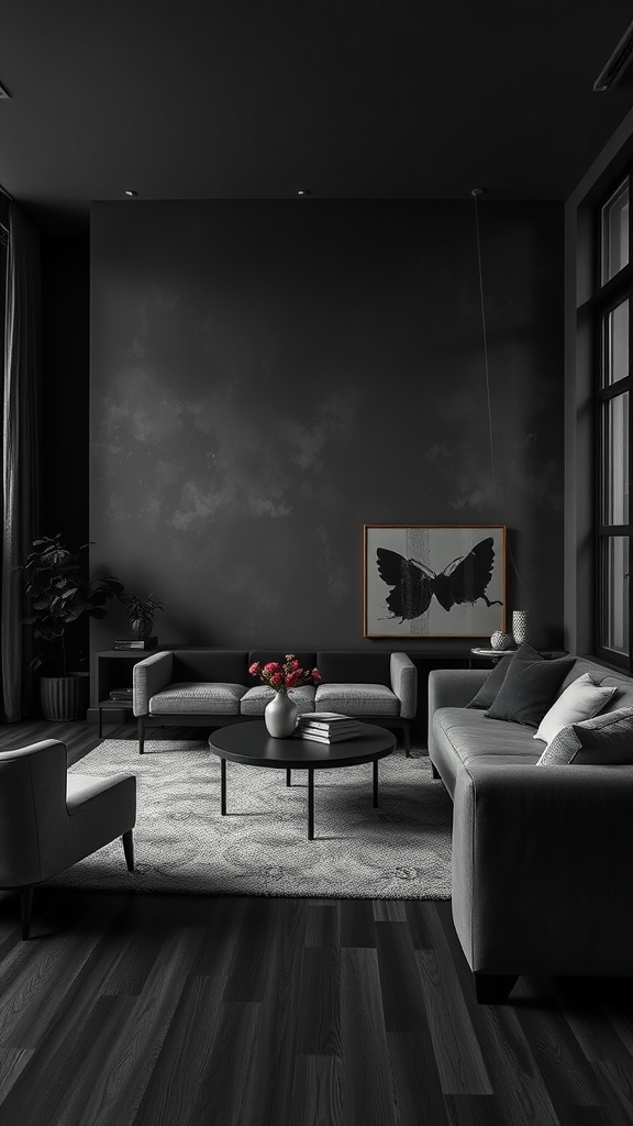 monochrome with textural depth