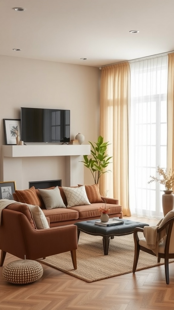 Design a family-friendly living room