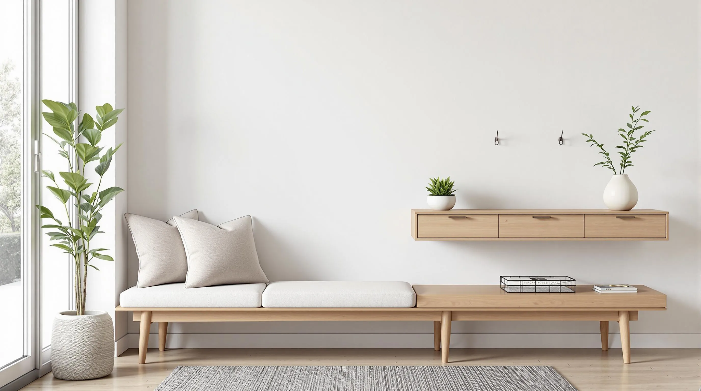 Japandi Entryway Furniture Ideas