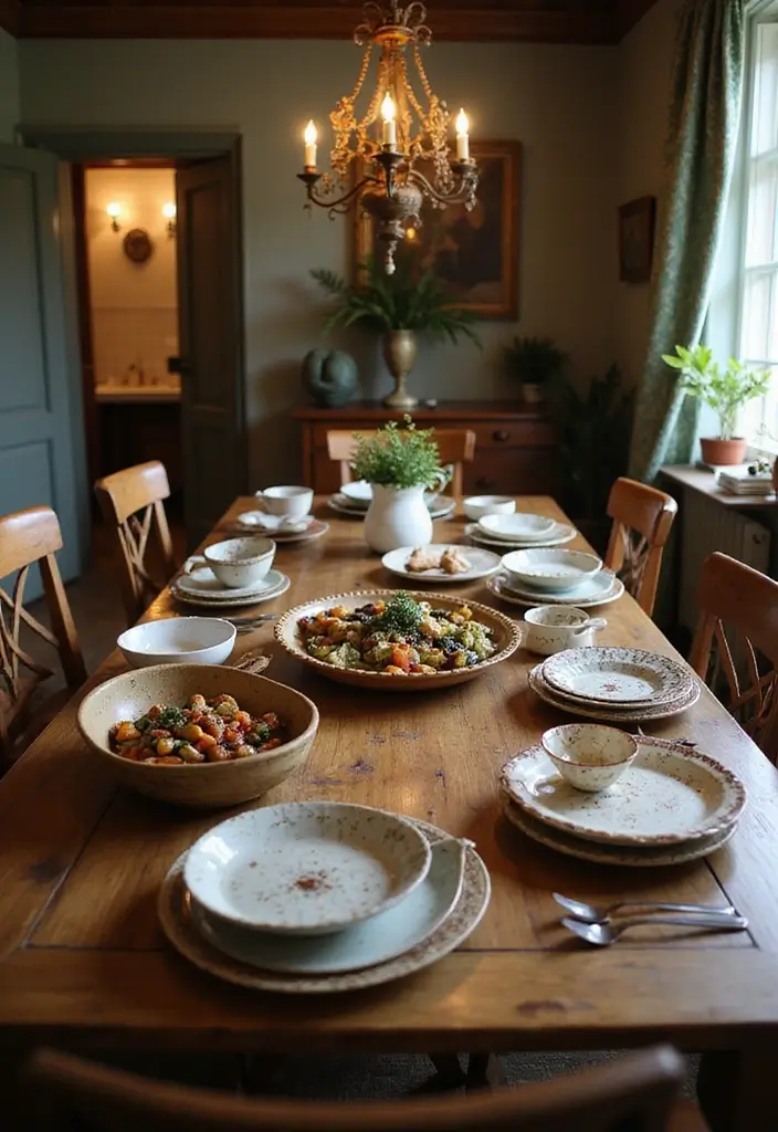 Family Style Vintage Dining