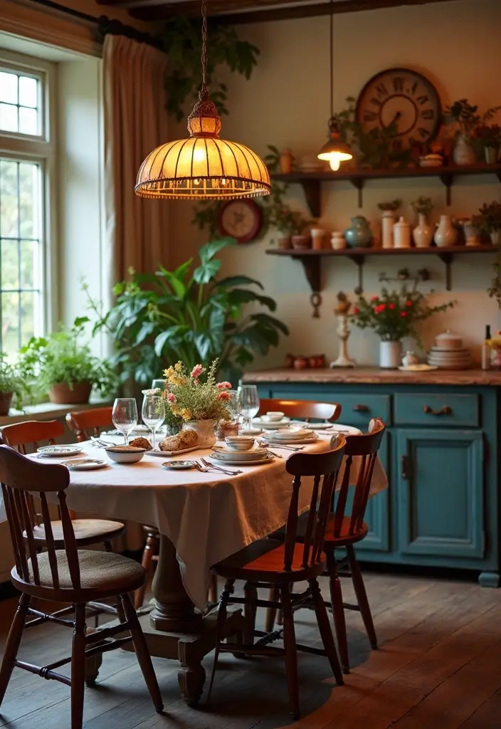 Vintage Dining Room Final Look