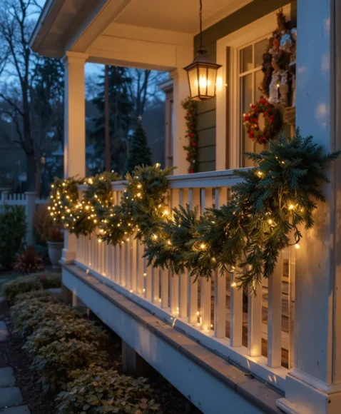 Lush Garland with Built-In Illumination