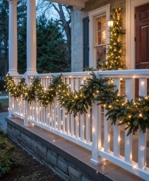 Elegant Garland Swags with Integrated Lighting