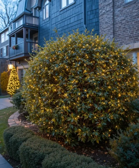 LED Net Lights for Bushes