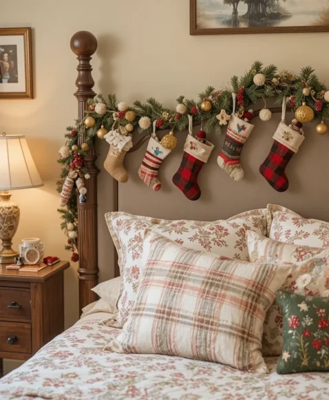 Christmas Stockings on Bedpost