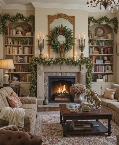 Garland Draped Over Furniture