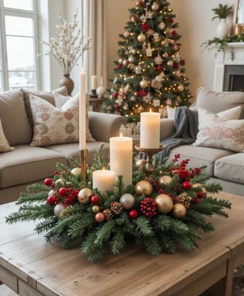 Holiday-Themed Centerpiece